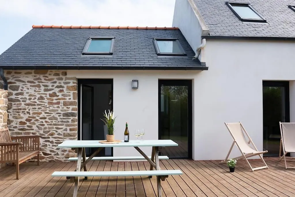 Jolie Maison De Vacances A 5 Mn A Pied Des Plages Landéda 0*,